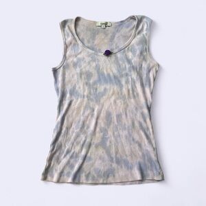 vintage 90s purple tie-dye tank